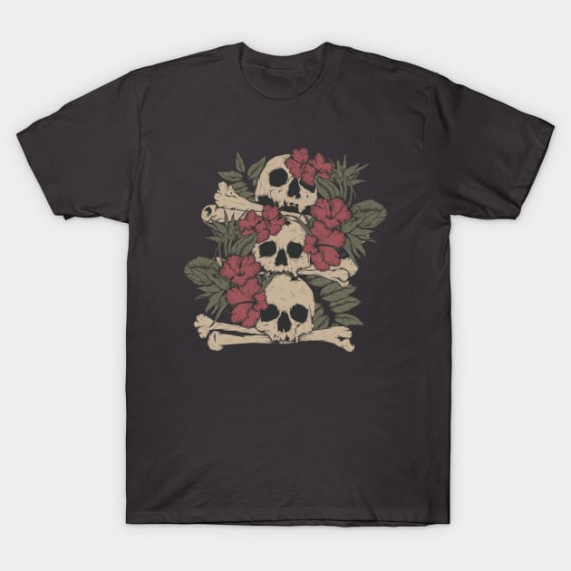 Skull and Crossbones T-Shirt by Jess Adams